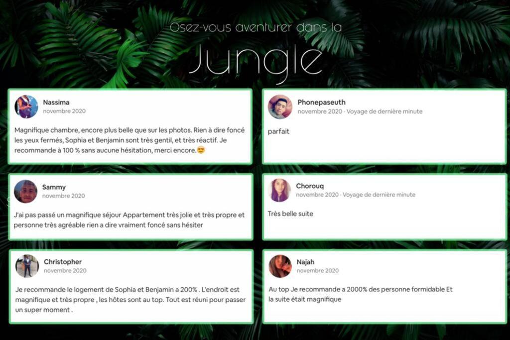Secret Suite "Jungle" - Jacuzzi Privatif - Gare Rer C - Proche Paris Bretigny-sur-Orge Ngoại thất bức ảnh